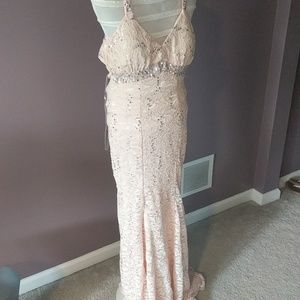 Pink prom dress